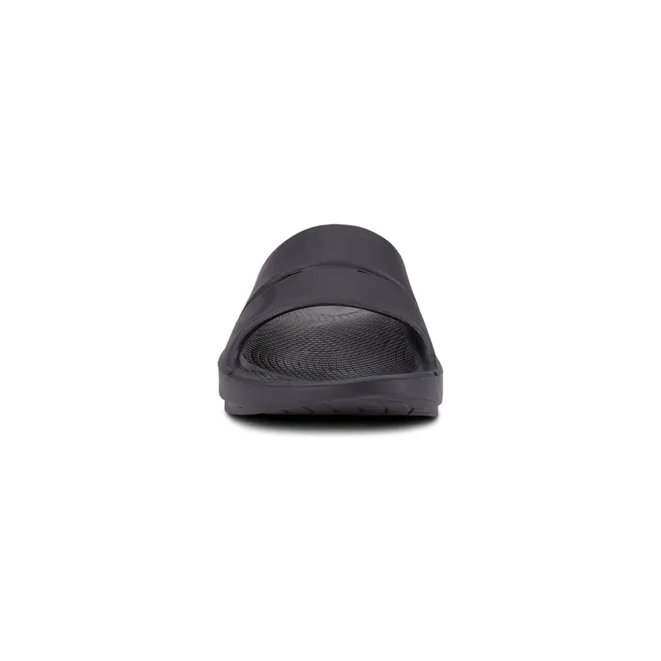 OOFOS Unisex Ooahh Sports Sandals in Black Matte  Men's Footwear