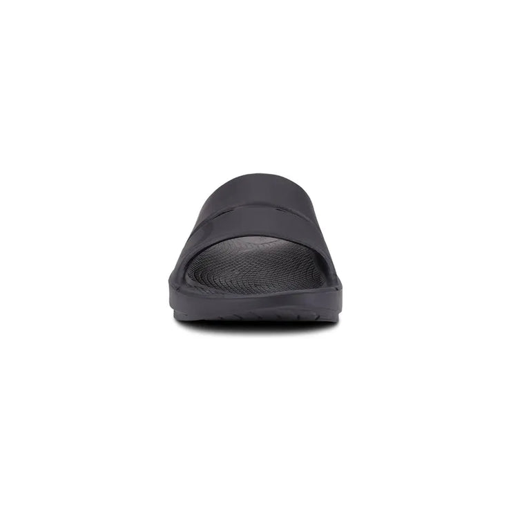 OOFOS Unisex Ooahh Sports Sandals in Black Matte  Men&