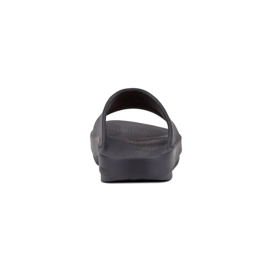 OOFOS Unisex Ooahh Sports Sandals in Black Matte  Men's Footwear