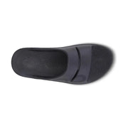 OOFOS Unisex Ooahh Sports Sandals in Black Matte  Men's Footwear