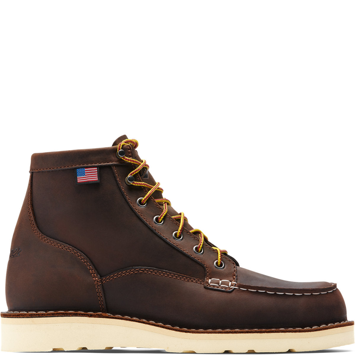 Danner Men's Bull Run Toe 6" Boot in Brown  Men's Footwear