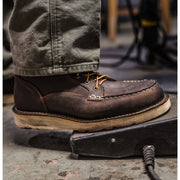 Danner Men's Bull Run Mocha Toe 6" Boot in Brown Steel Toe  Men's Footwear