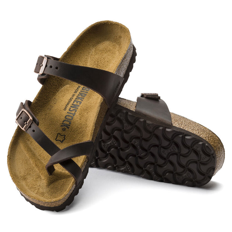 Birkenstock Mayari Oiled Leather Classic Footbed In Habana – Footprint USA
