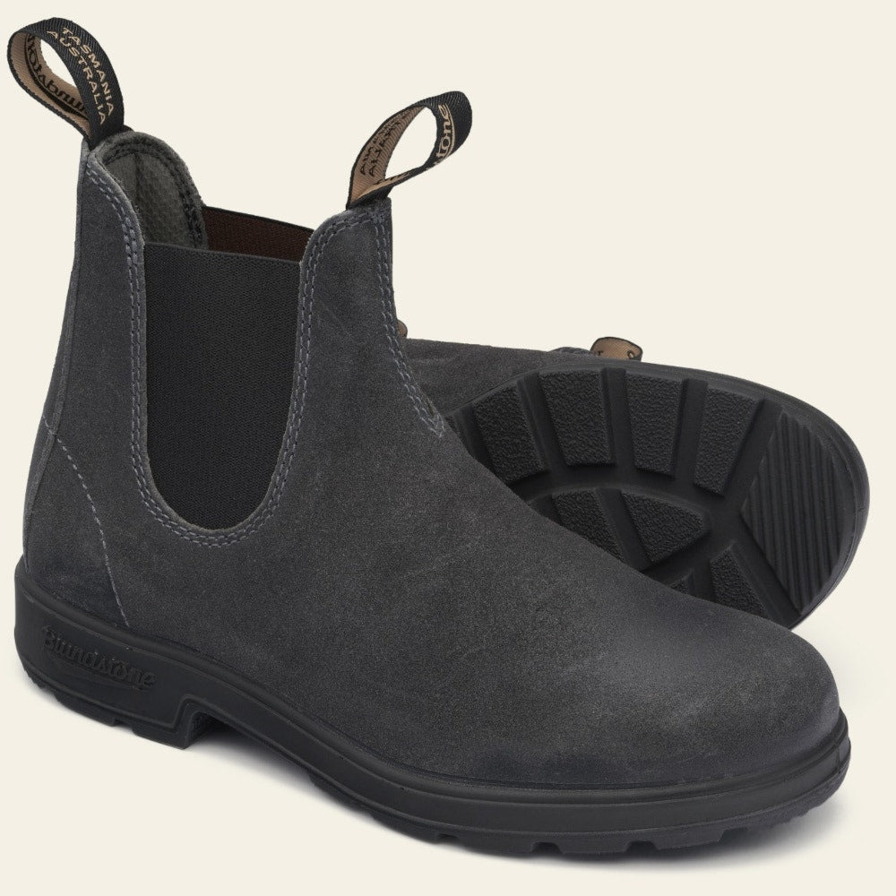 Blundstone Original 1910 Suede Leather Boot in Steel Grey  Men's Boots