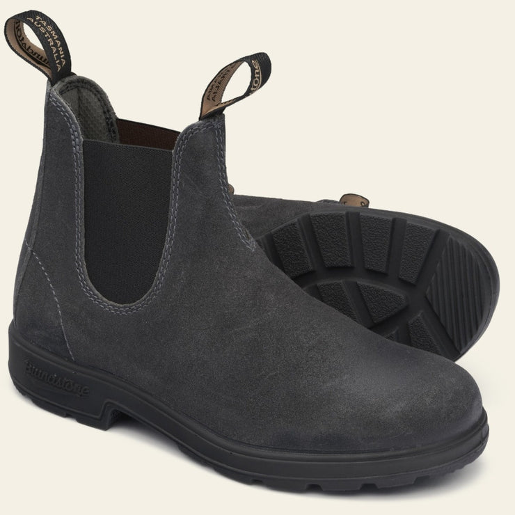 Blundstone Original 1910 Suede Leather Boot in Steel Grey  Men&