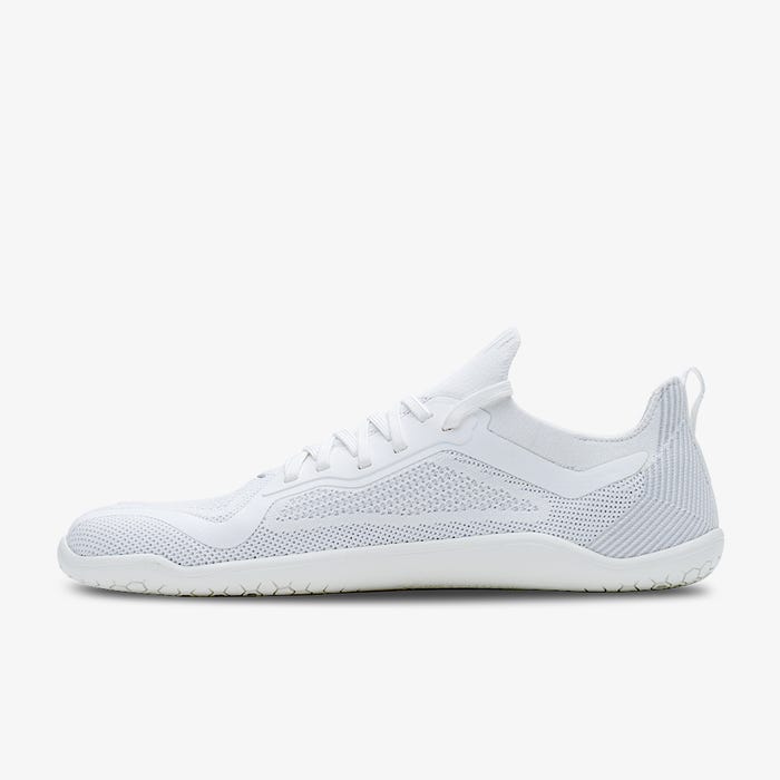 Vivobarefoot Women's Primus Lite Knit in Bright White  Women's Footwear