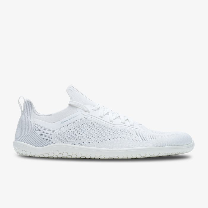 Vivobarefoot Women's Primus Lite Knit in Bright White  Women's Footwear