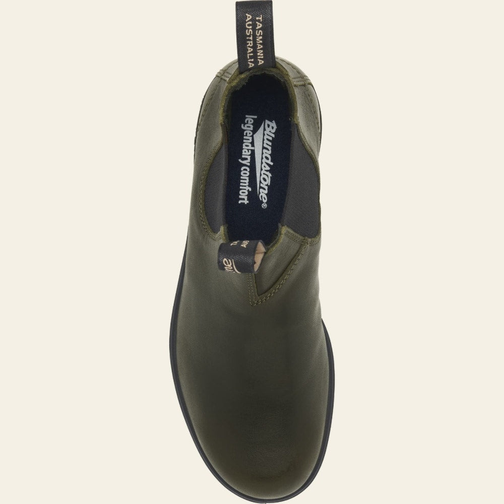 Blundstone Women's Classic 2052 Chelsea Boot in Leather Green  Women's Boot