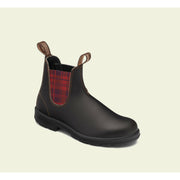 Blundstone Original 2100 Chelsea Boot in Brown with Burgundy Tartan Elastic  Women's Boots