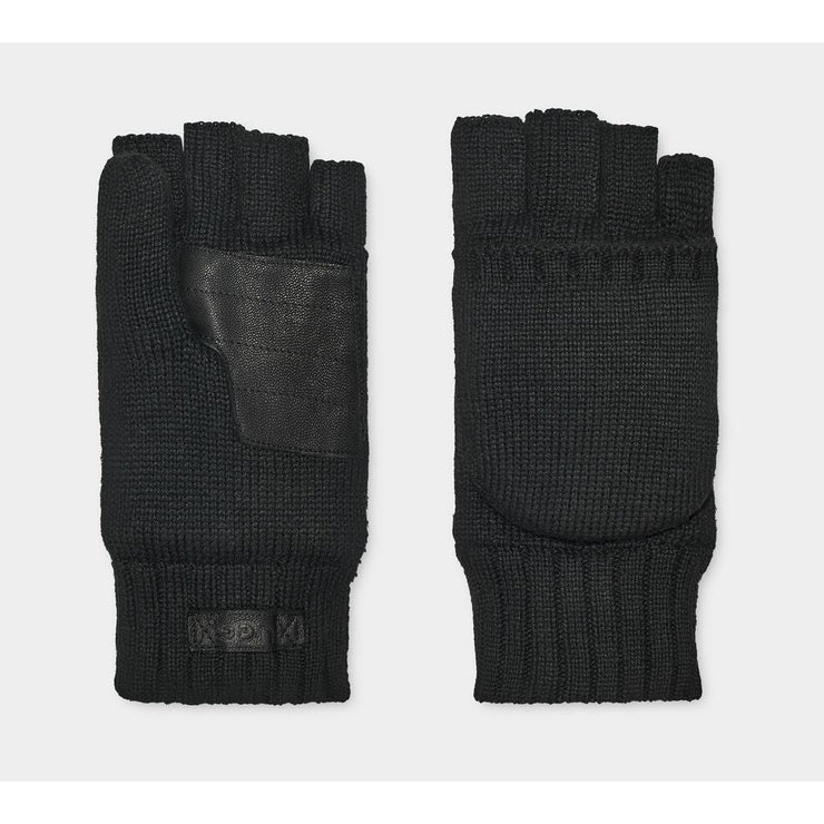 UGG M Knit Flip Mitten in Black  Accessories