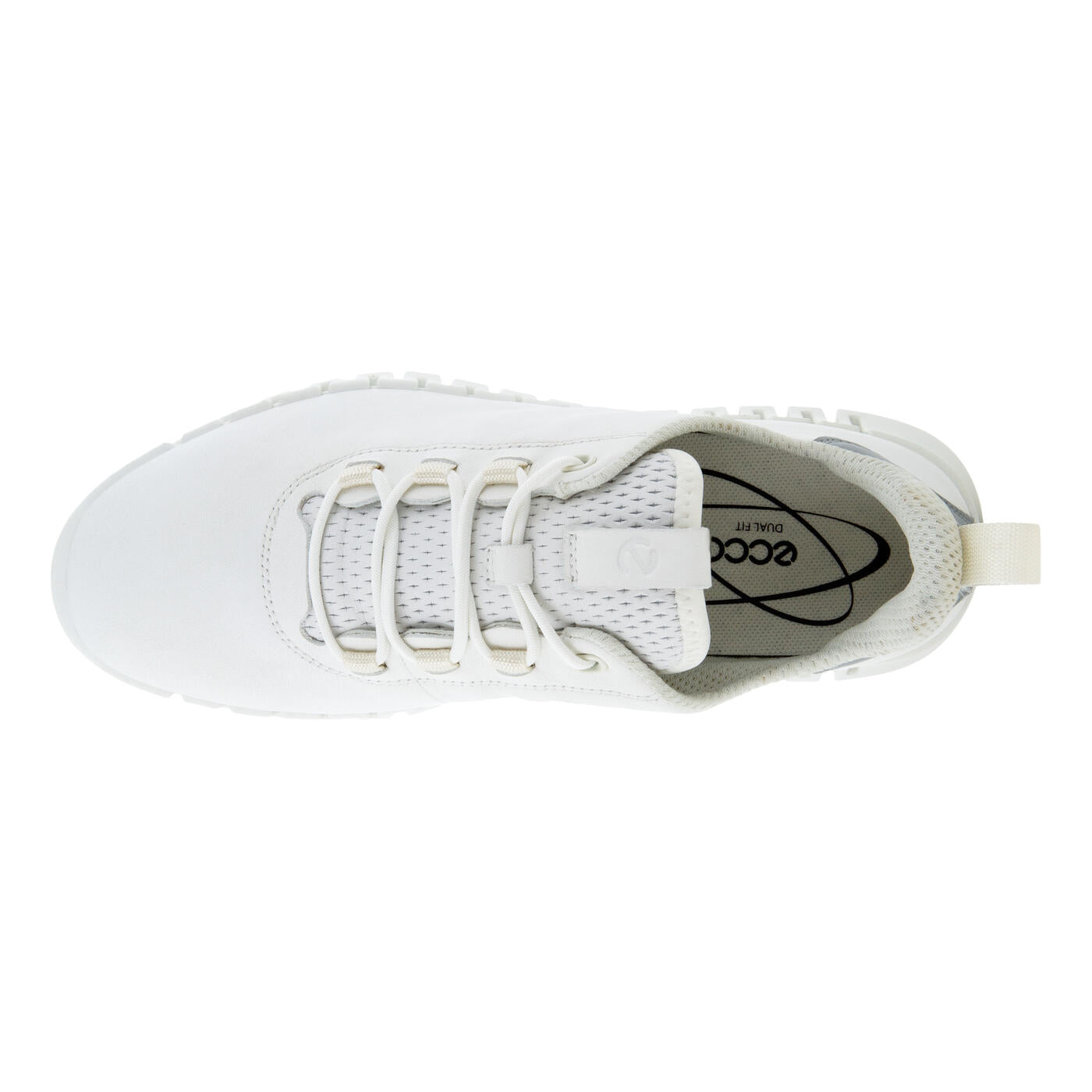 Ecco Women's Gruuv Sneaker in White Light Grey  Women's Footwear