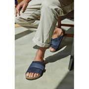 Birkenstock Kyoto Nubuck Suede Leather in Midnight  Men's Footwear