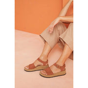 Birkenstock Glenda Nubuck Leather in Pecan  Women's Footwear