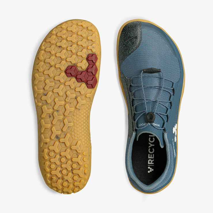 Vivobarefoot Men's Primus Trail II FG in Deep Sea Blue | Footprint USA