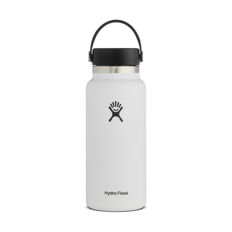 Hydro Flask 32 Oz Wide Mouth in White  Accessories