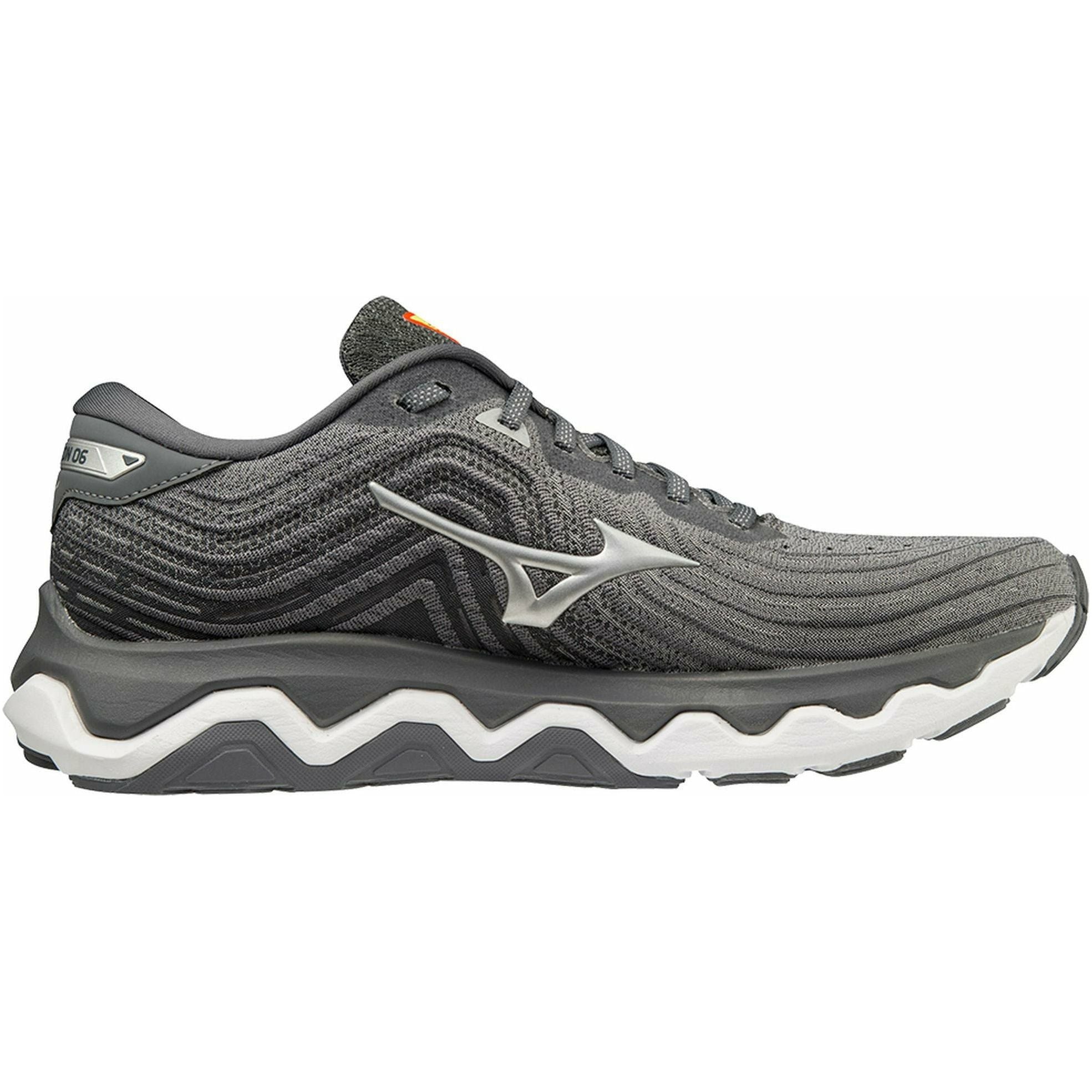 Mizuno Men's Wave Horizon 6 in Ultimate Grey-Silver  Footwear