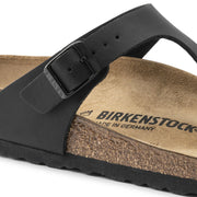 Birkenstock Gizeh Birko-Flor Classic Footbed Sandal in Black