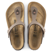 Birkenstock Gizeh Birkibuc Classic Footbed Sandal In Mocha