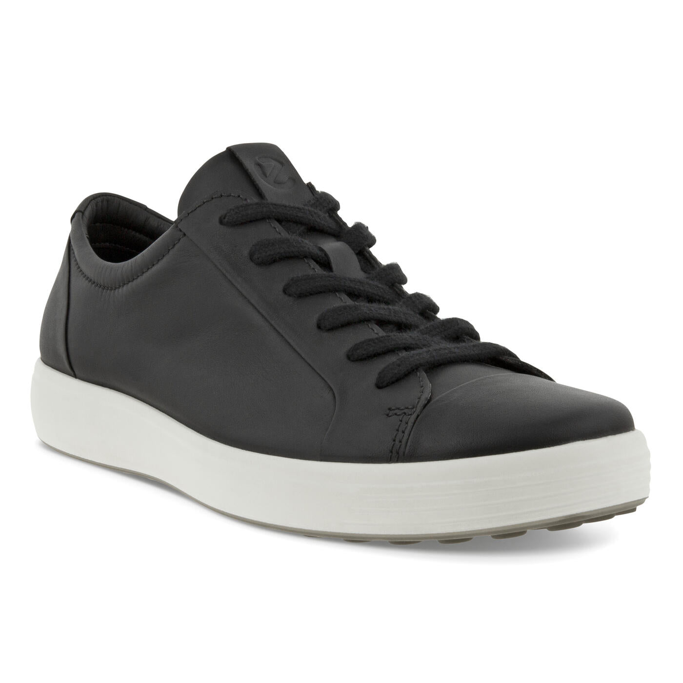 Ecco Men's Soft 7 Sneaker in Black  Men's Footwear