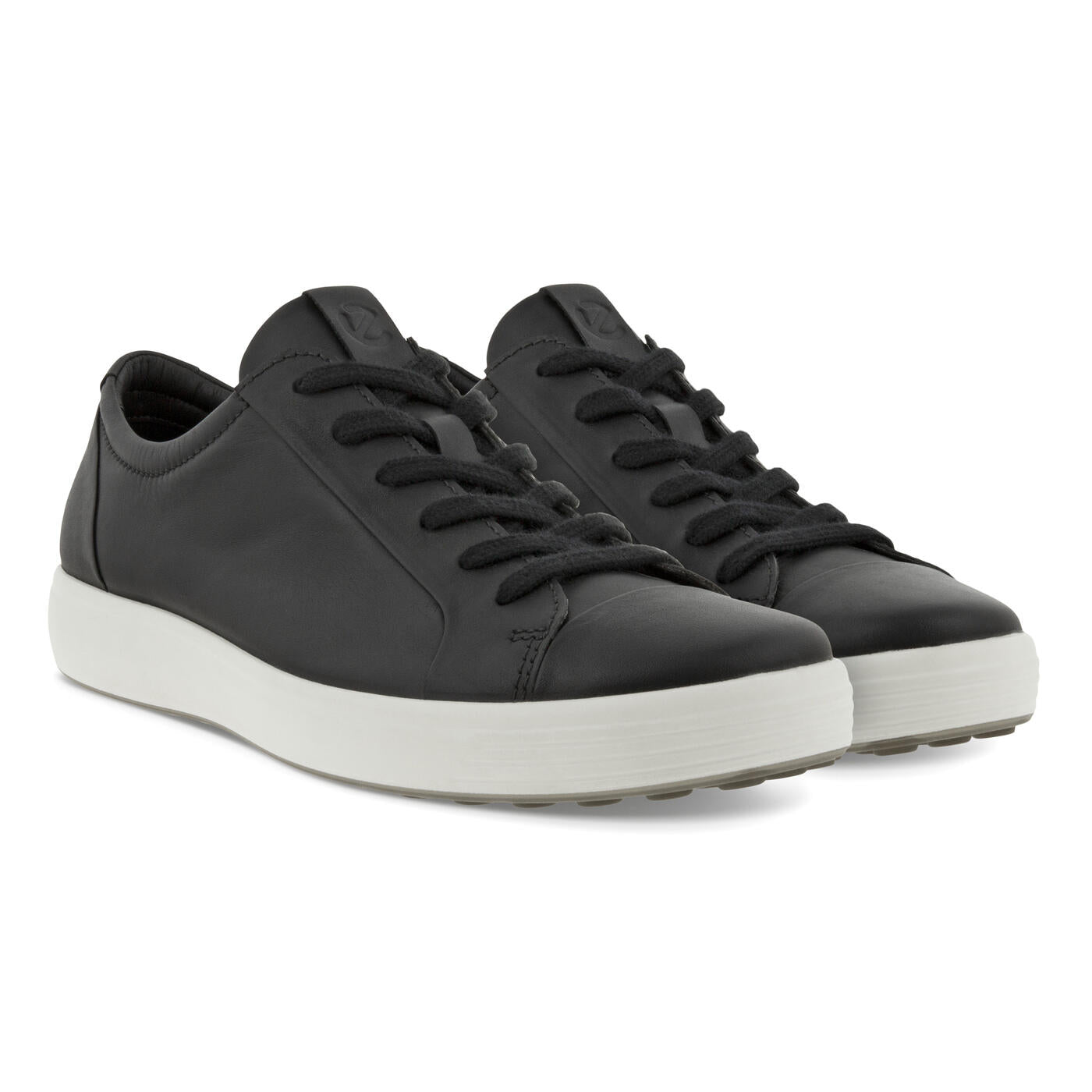 Ecco Men's Soft 7 Sneaker in Black  Men's Footwear