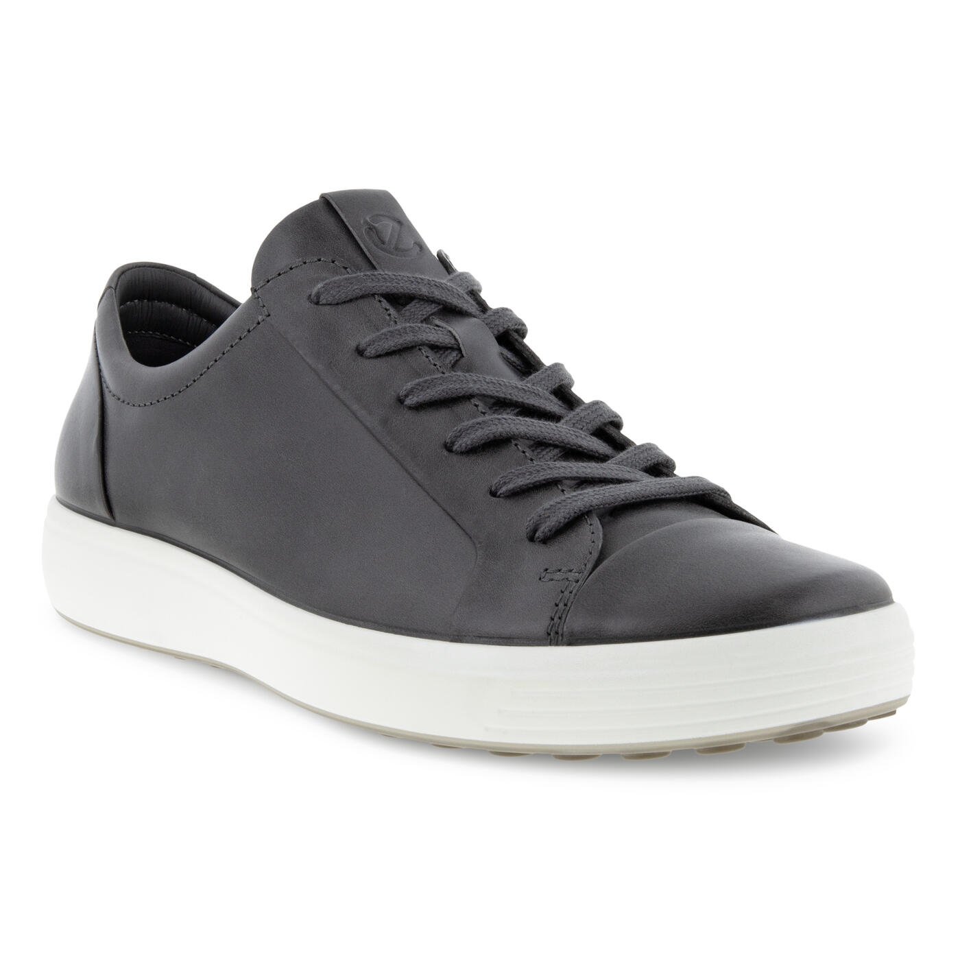 Ecco Men's Soft 7 Sneaker in Titanium  Men's Footwear