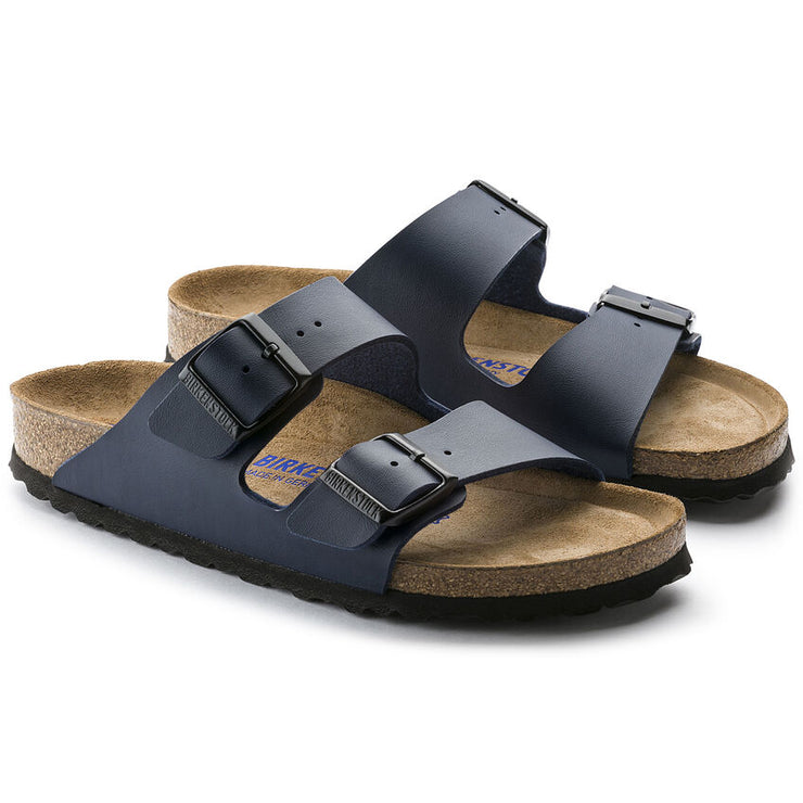 Birkenstock Arizona Birko-Flor Soft Footbed Sandal in Blue