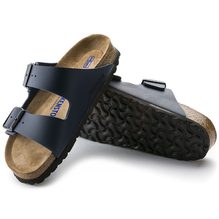 Birkenstock Arizona Birko-Flor Soft Footbed Sandal in Blue