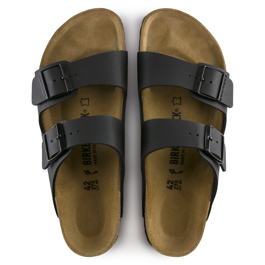 Classic Black Birkenstock Arizona Birko-Flor Sandal - Made  display picture 3