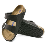 Birkenstock Women's Arizona Suede Leather Soft Footbed in Velvet Gray  Women's Footwear
