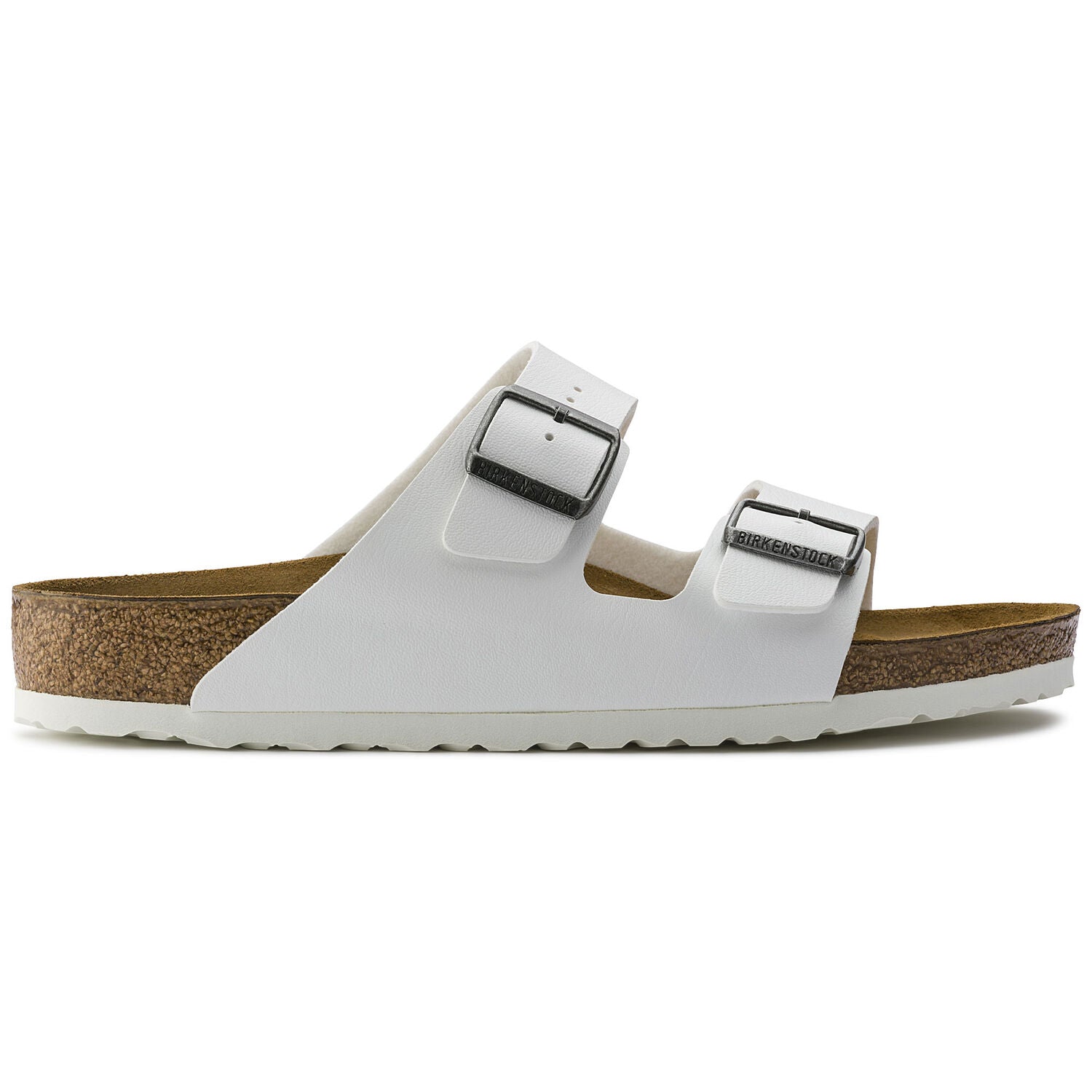 Birkenstock Arizona Birko-Flor Classic Footbed Sandal in White  Women's Footwear