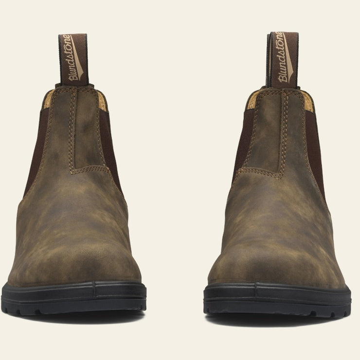 Blundstone Classic 585 Chelsea Boots in Rustic Brown  Men&
