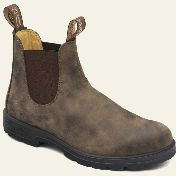 Blundstone Classic 585 Chelsea Boots in Rustic Brown  Men&