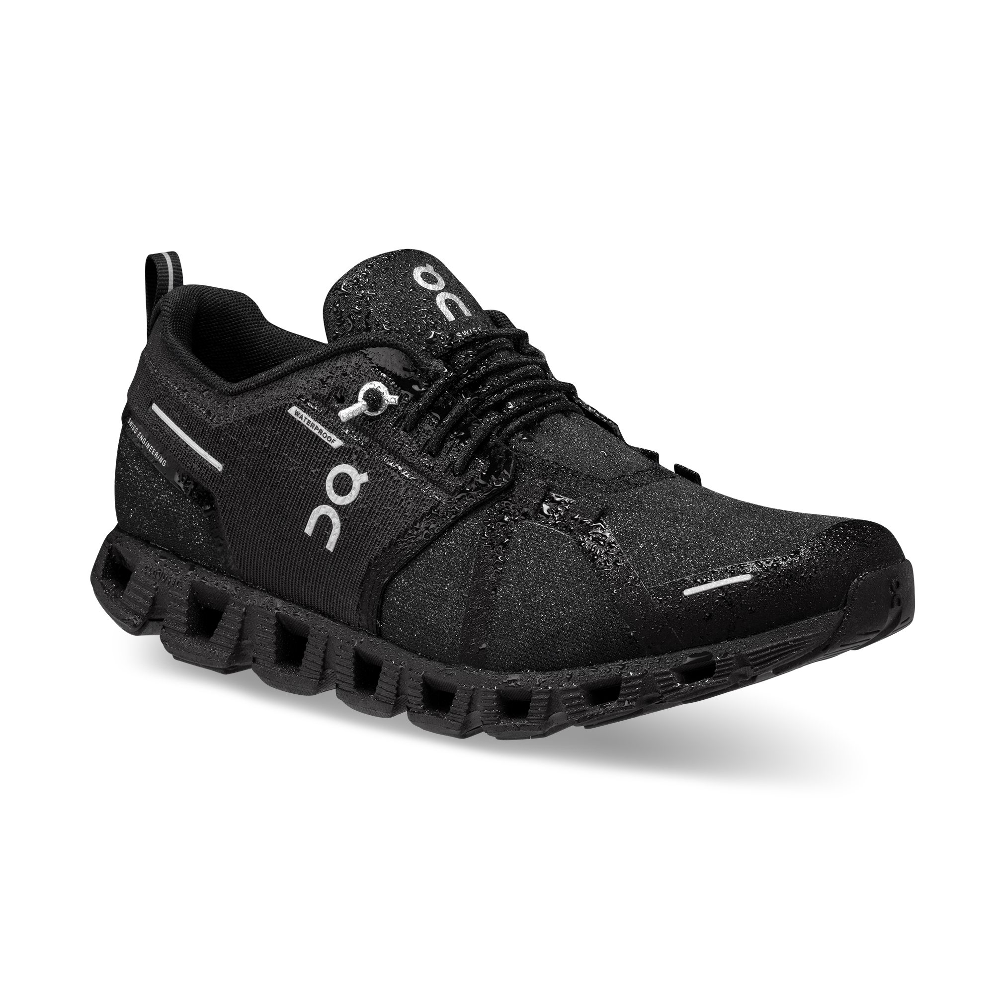 On Running Women s Cloud 5 Waterproof Shoe in All Black