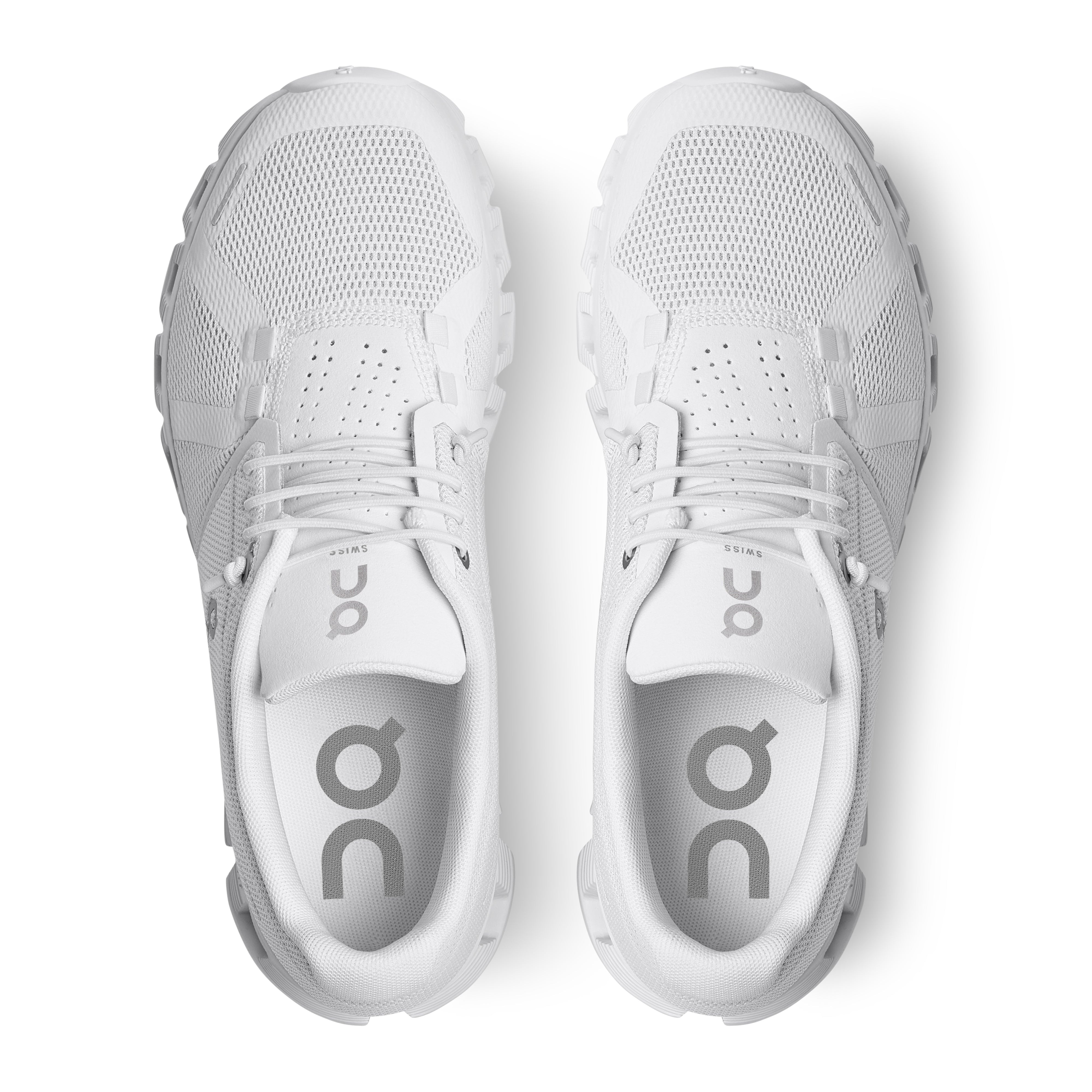 On Running Women's Cloud 5 Shoe in All White  Women's Footwear