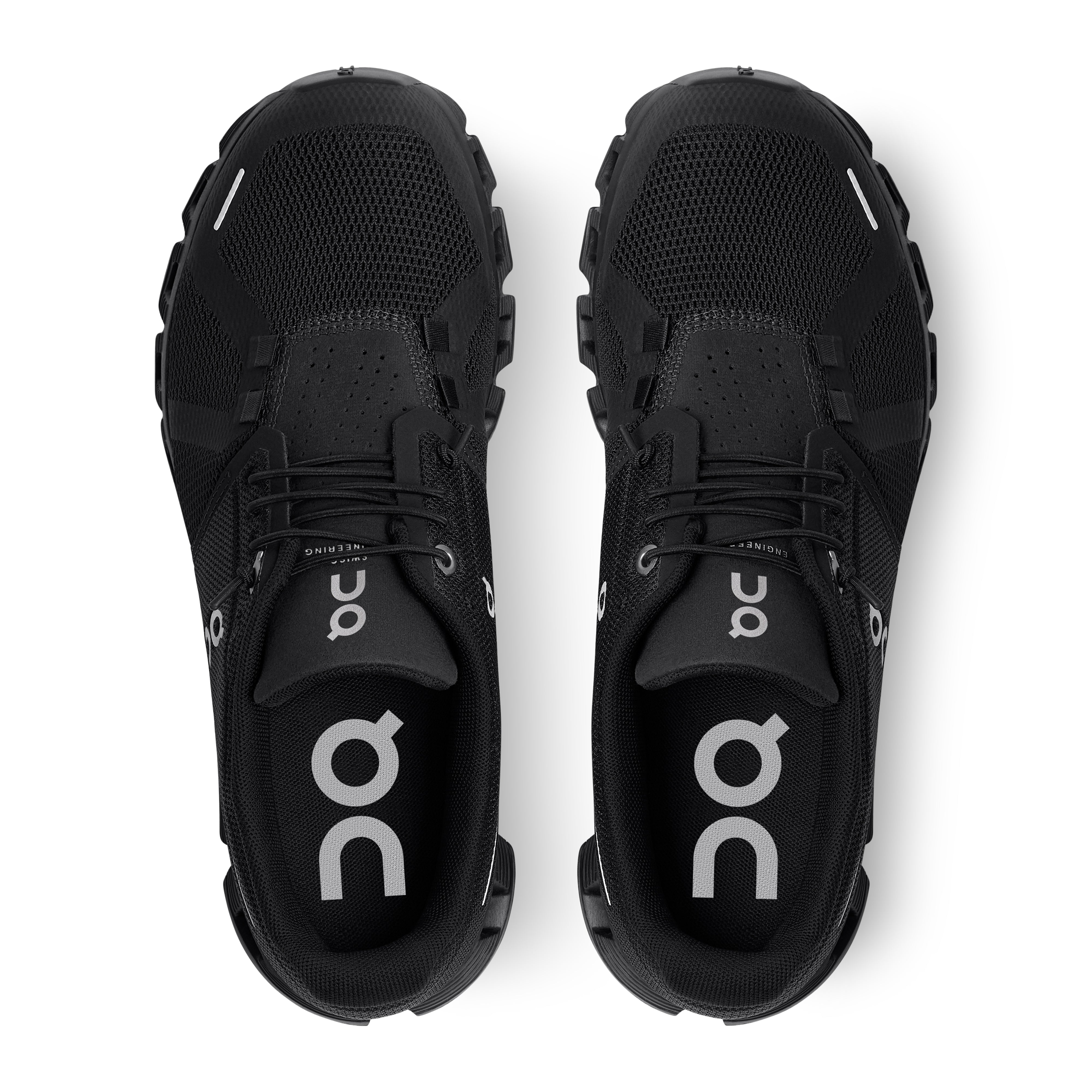 On Running Women's Cloud 5 Running Shoe in All Black  Women's Footwear