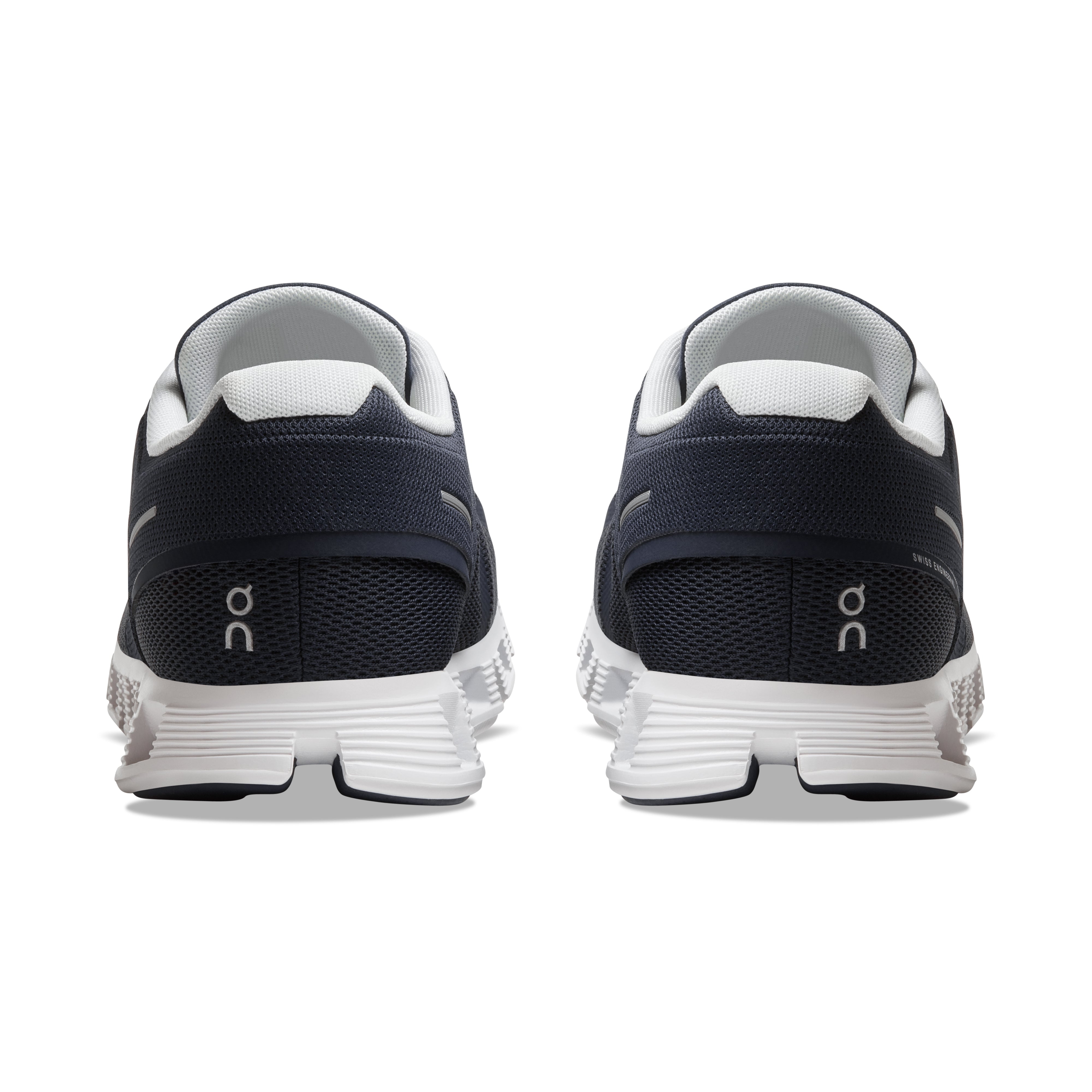 On Running Men's Cloud 5 Running Shoe in Midnight White  Men's Footwear