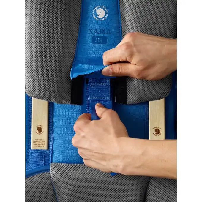 Fjallraven Kajka 65 Backpack in UN Blue  Apparel & Accessories