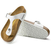 Birkenstock Gizeh Birko-Flor Classic Footbed Sandal in White  Women's Footwear