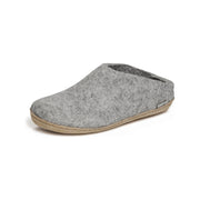 Glerups The Slip-On With Leather Sole in Grey