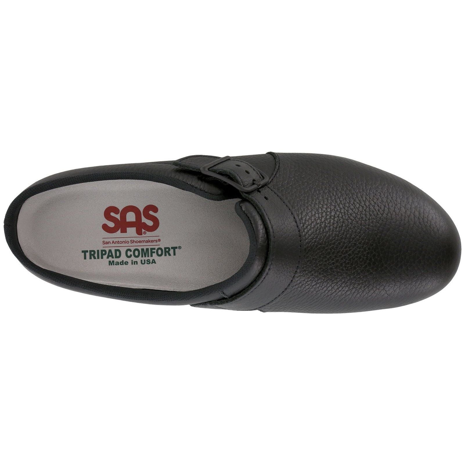 SAS Women's Clog Sr Loafer in Black Wide  Women's Footwear