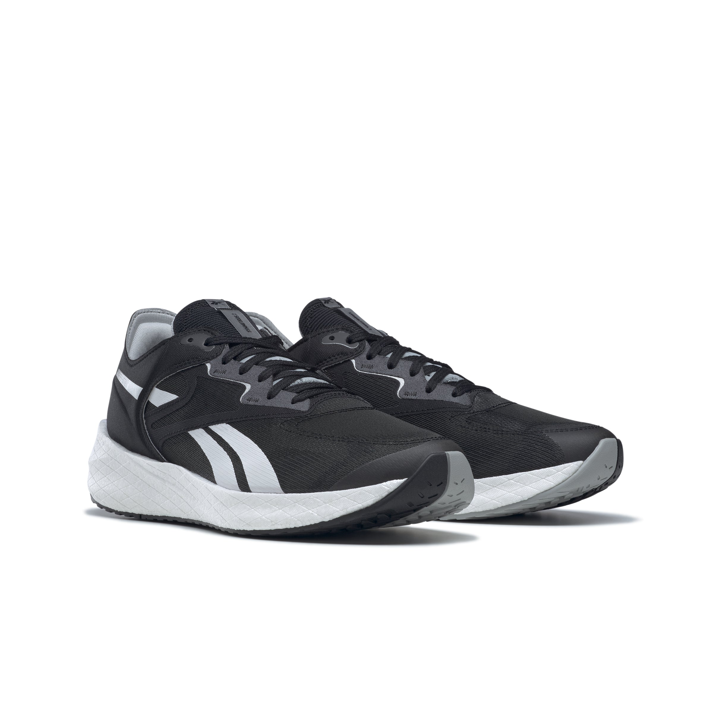 Reebok Men's Floatride Energy Energy Symmetros 2 Running Shoes in Core Black Ftwr White Pure Grey  Footwear