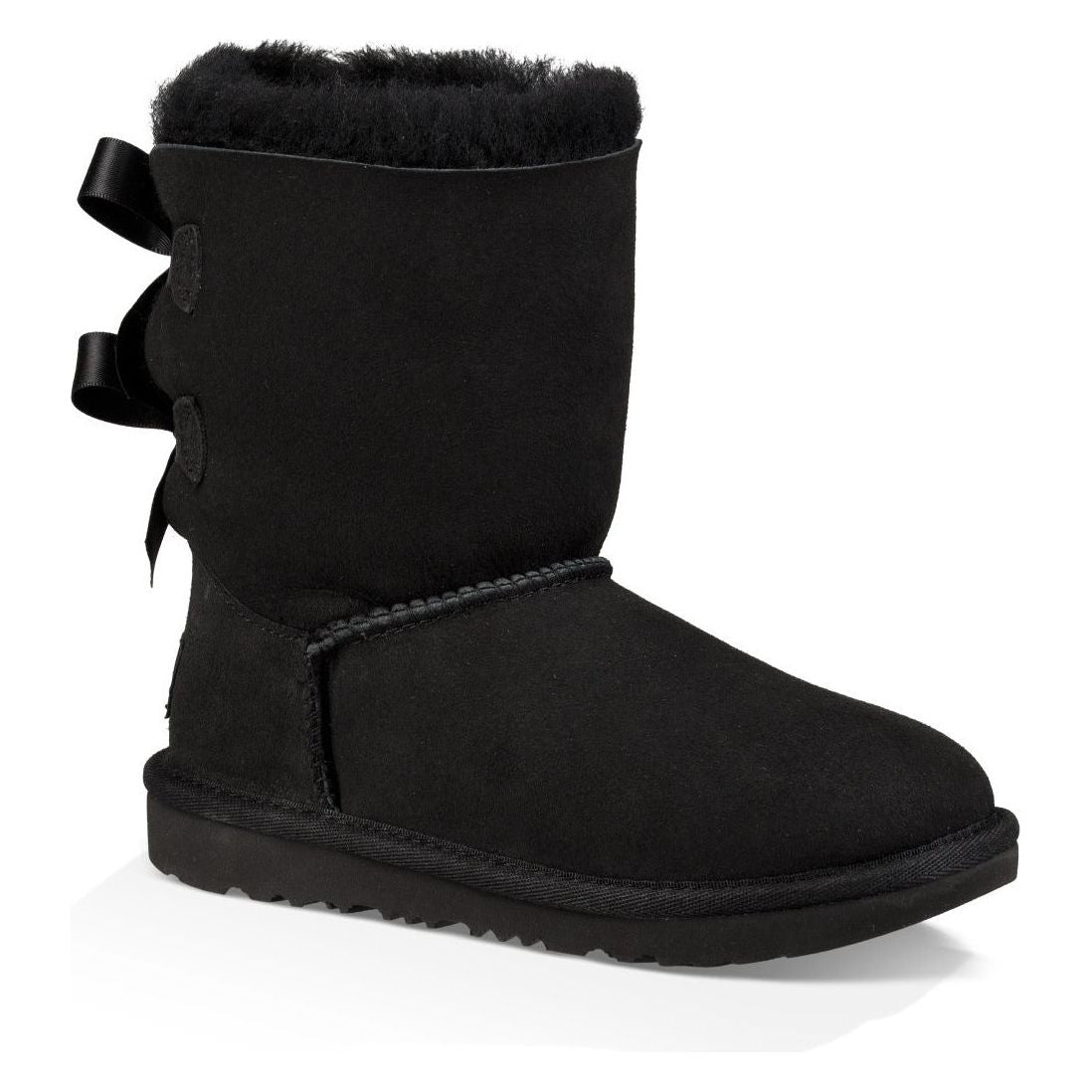 UGG Kid's Bailey Bow II in Black  Kid