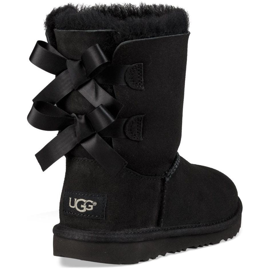 UGG Kid's Bailey Bow II in Black  Kid