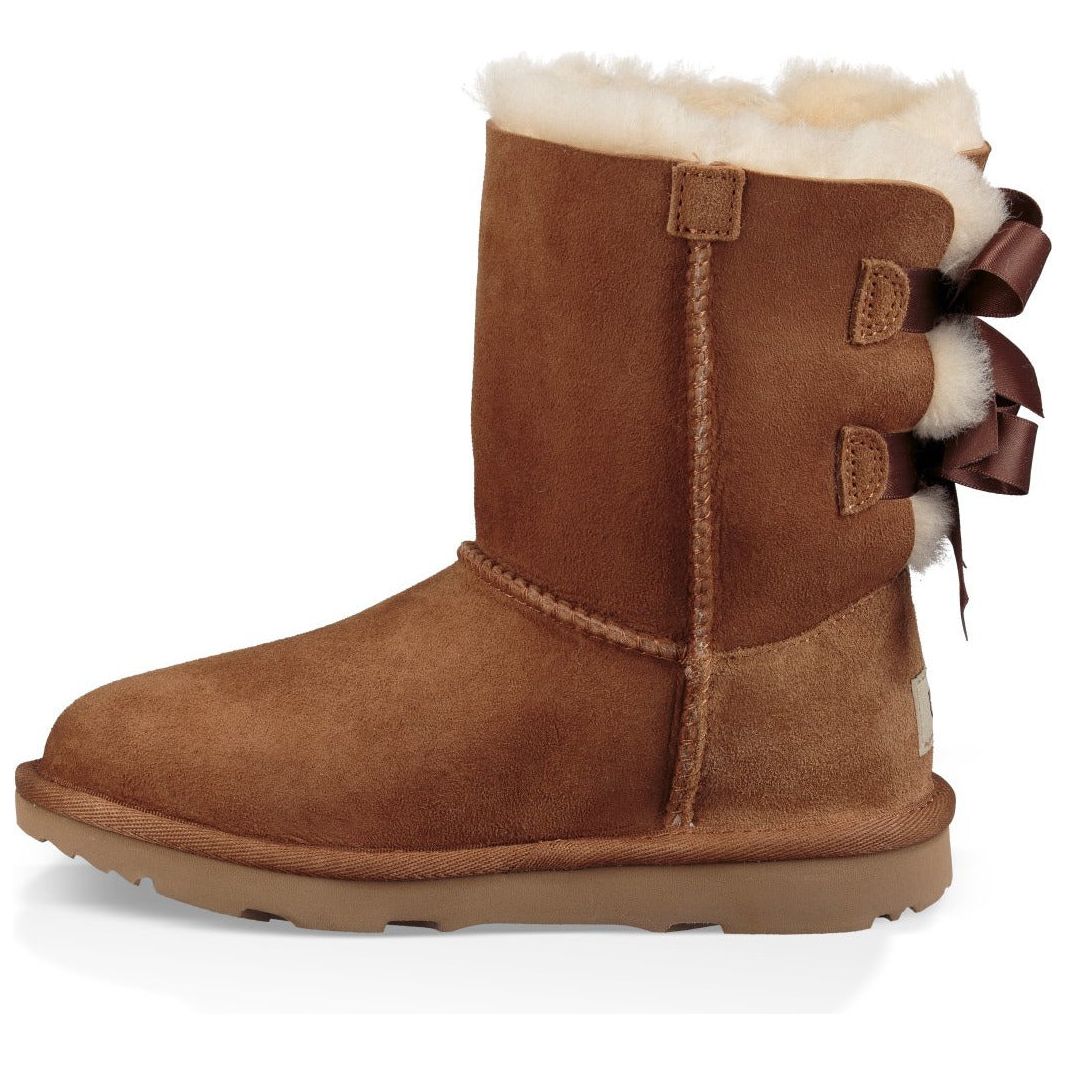 UGG Kid's Bailey Bow II in Chestnut  Kid