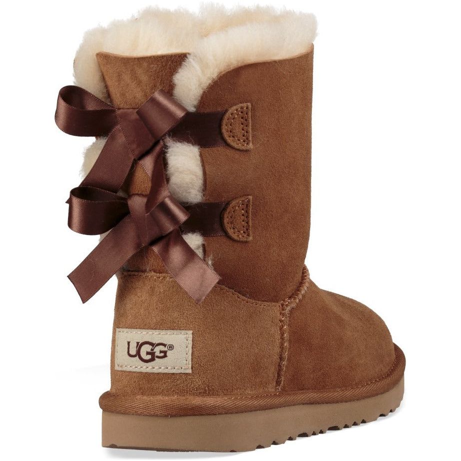 UGG Kid's Bailey Bow II in Chestnut  Kid