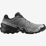 Salomon Men's Speedcross 6 Trail Running Shoes in Quiet Shade Black Pearl Blue  Men's Footwear
