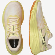 Salomon Women's Aero Glide Running Shoes in Tender Peach Yellow Iris White  Women's Footwear