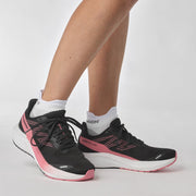 Salomon Women's Aero Blaze Running Shoes in Black White Tea Rose  Women's Footwear