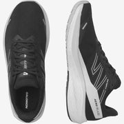 Salomon Men's Aero Blaze Running Shoes in Black White Lunar Rock  Men's Footwear