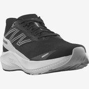 Salomon Men's Aero Blaze Running Shoes in Black White Lunar Rock  Men's Footwear